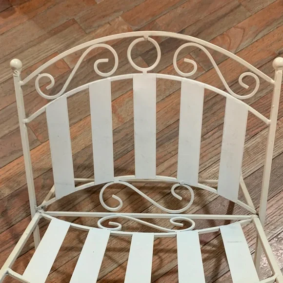 Folding Magazine Rack Cast Iron - Picture 2 of 5